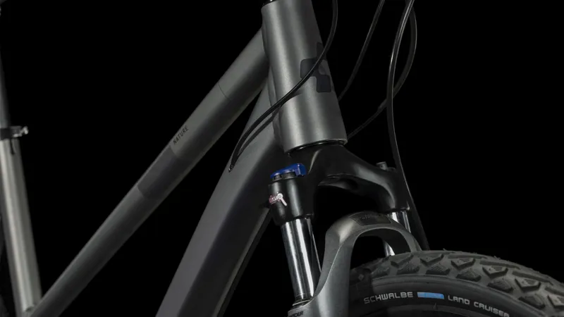 Cube Nature Trekking Bike in Graphite/Black-8